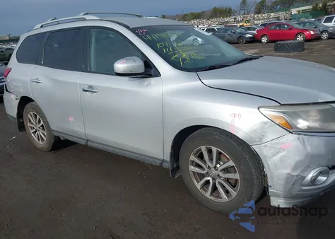 2015 Nissan Pathfinder Sv из США, поврежденный, VIN 5N1AR2MM7FC688844